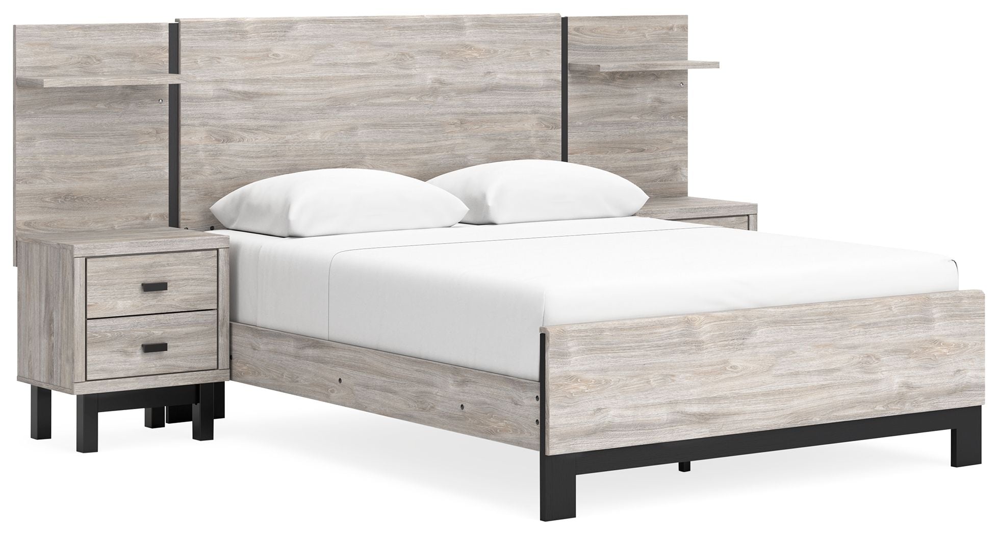 Signature Design by Ashley® Vessalli - Panel Bed With Extensions | Meri Furniture