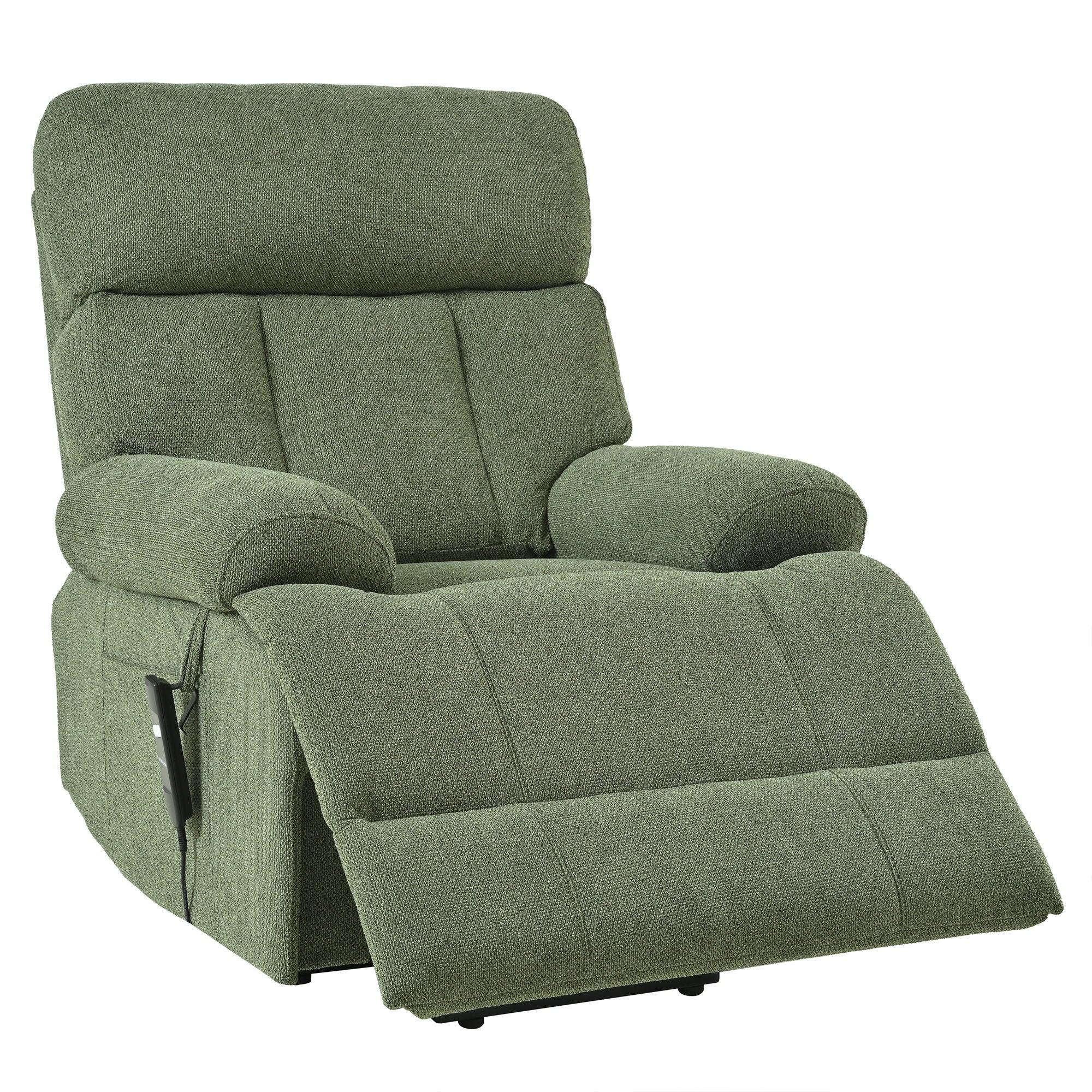 Oversized Power Lift Recliner Chai With Remote Control, Side Pocket, Spacious Seat