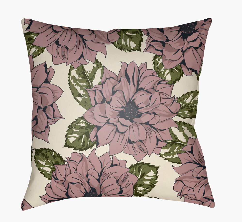 Moody Floral Pillow