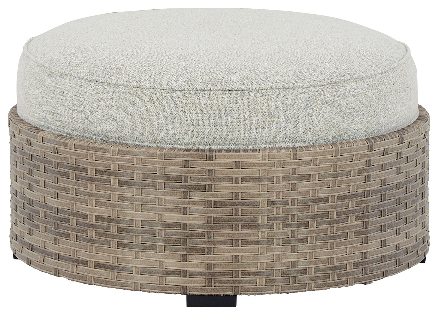 Ashley Furniture Calworth - Beige - Ottoman With Cushion | Meri Furniture