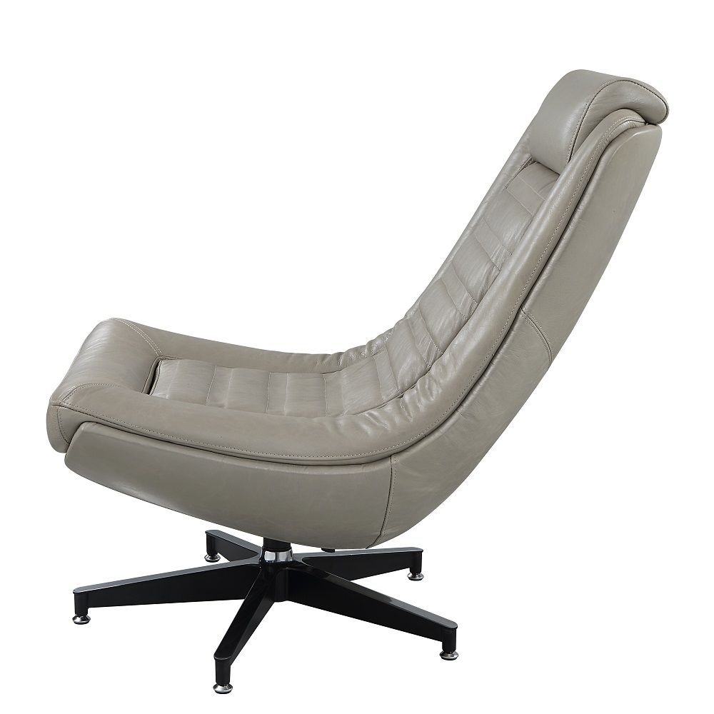 ACME Piran - Accent Chair With Swivel - Twilight | Meri Furniture