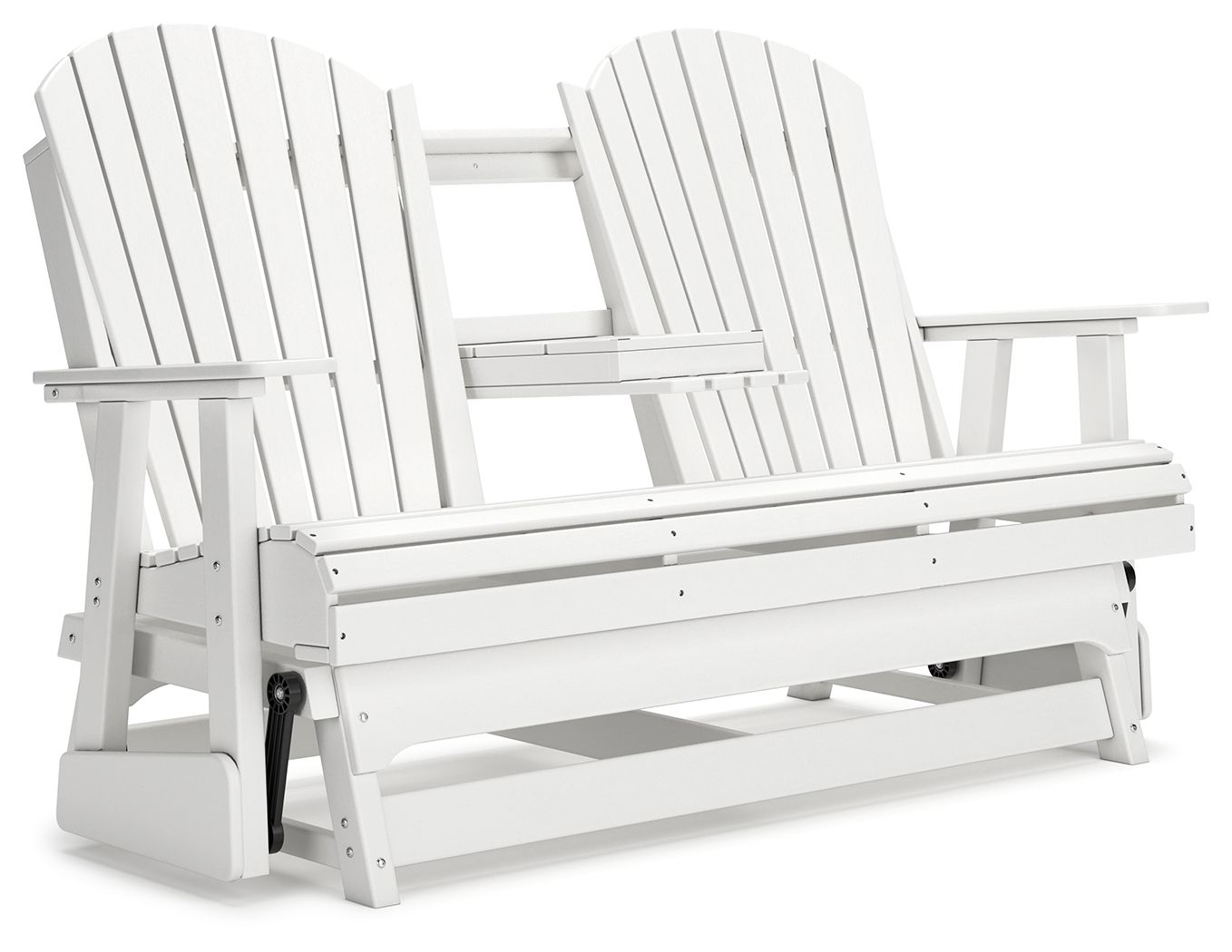 Signature Design by Ashley® Hyland Wave - Glider Loveseat | Meri Furniture