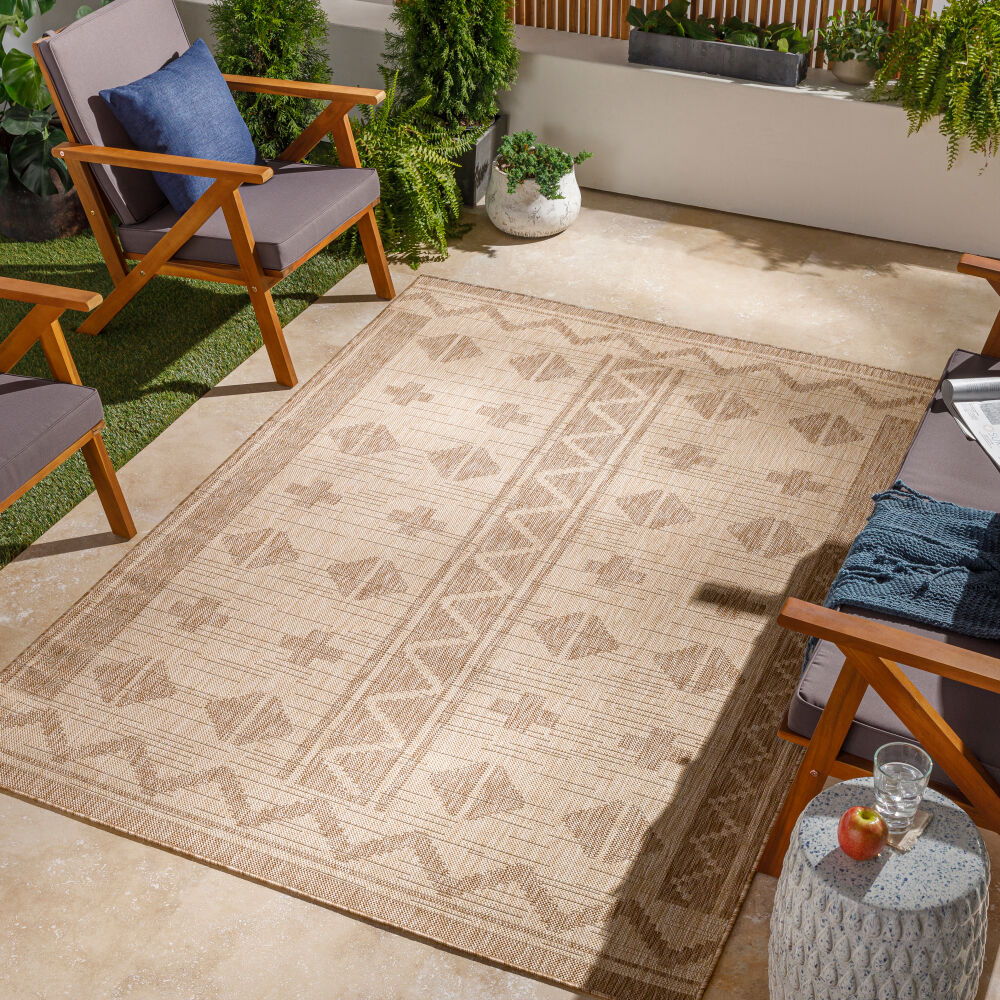Tuareg Machine Woven Rug