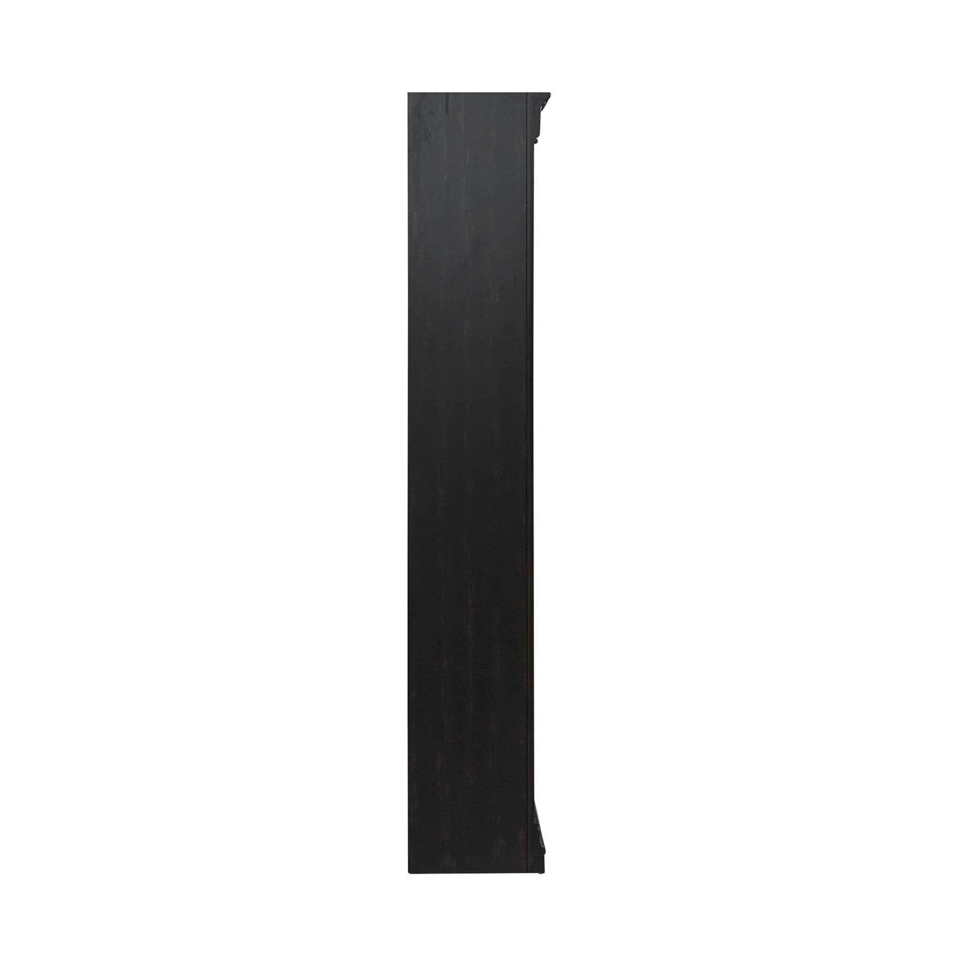 Liberty Furniture Meritage - Bunching Bookcase - Aged Charcoal | Meri Furniture