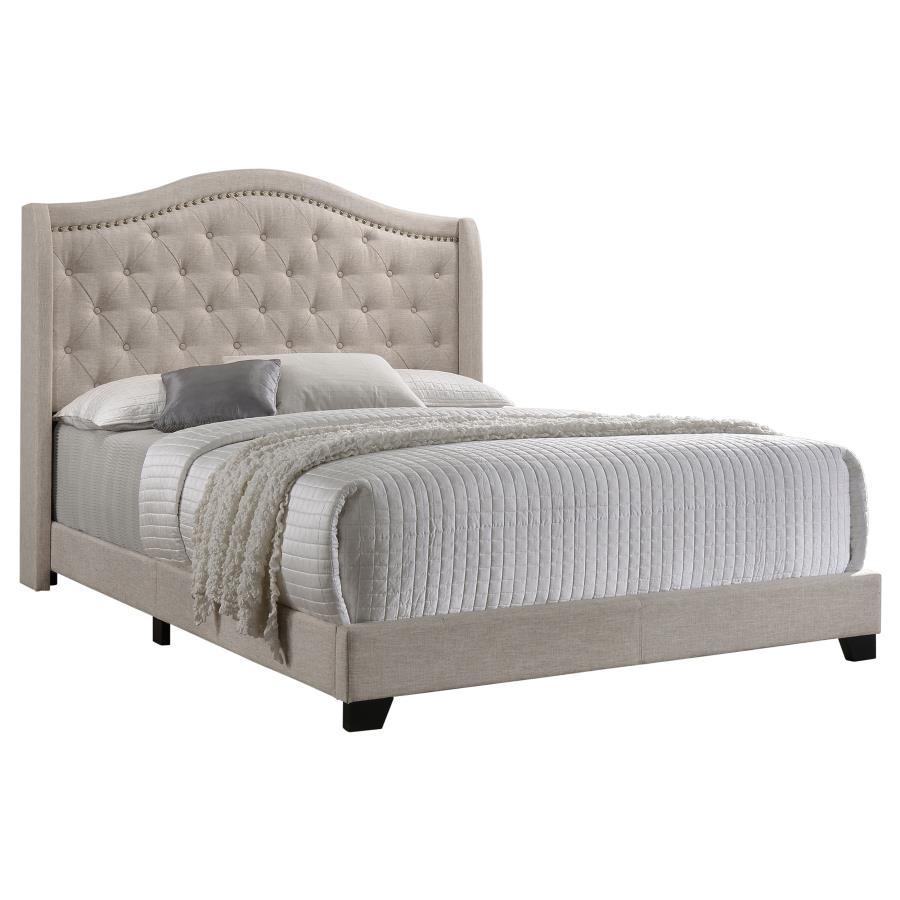 Coaster Fine Furniture Sonoma - Upholstered Wingback Bed | Meri Furniture