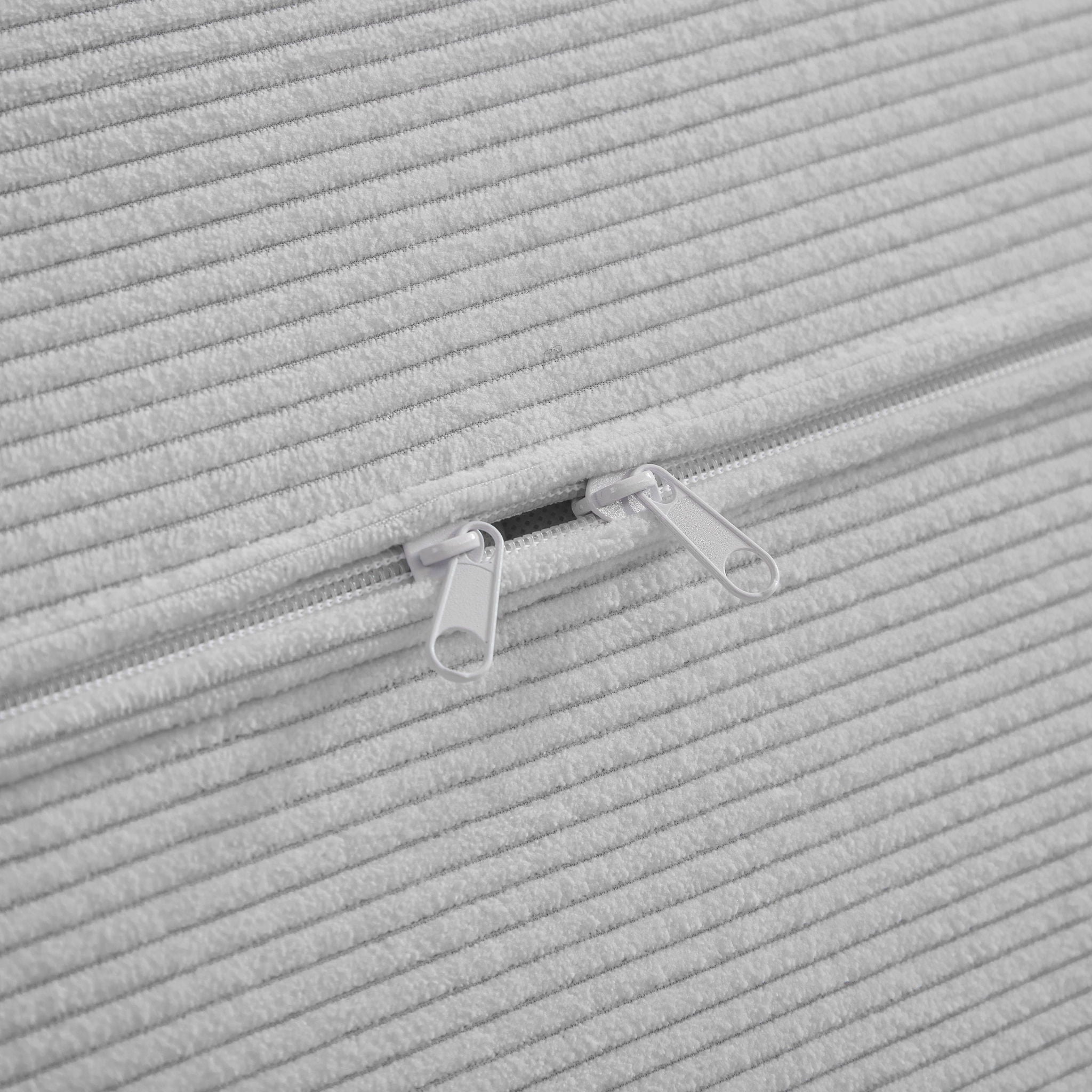 Modular L Shaped Floor Living Room Sofa Set With 6 Pillows