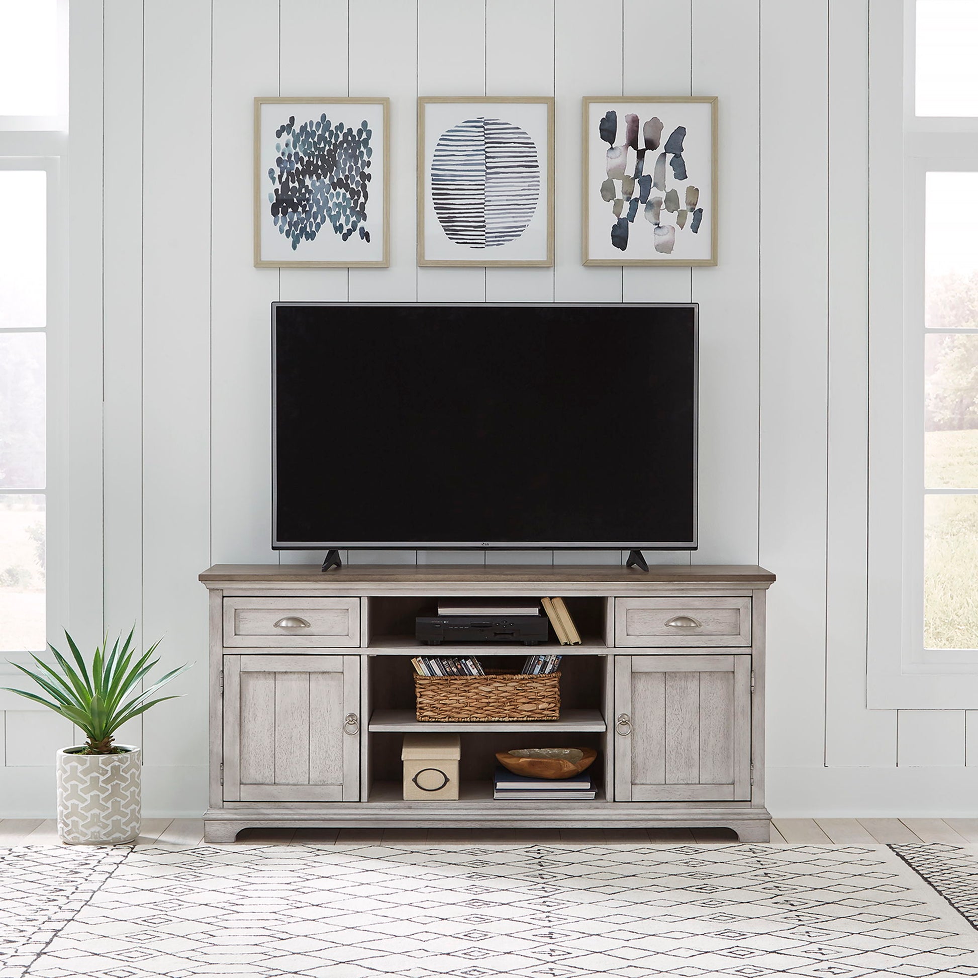 Liberty Furniture Ocean Isle - Entertainment Tv Stand | Meri Furniture