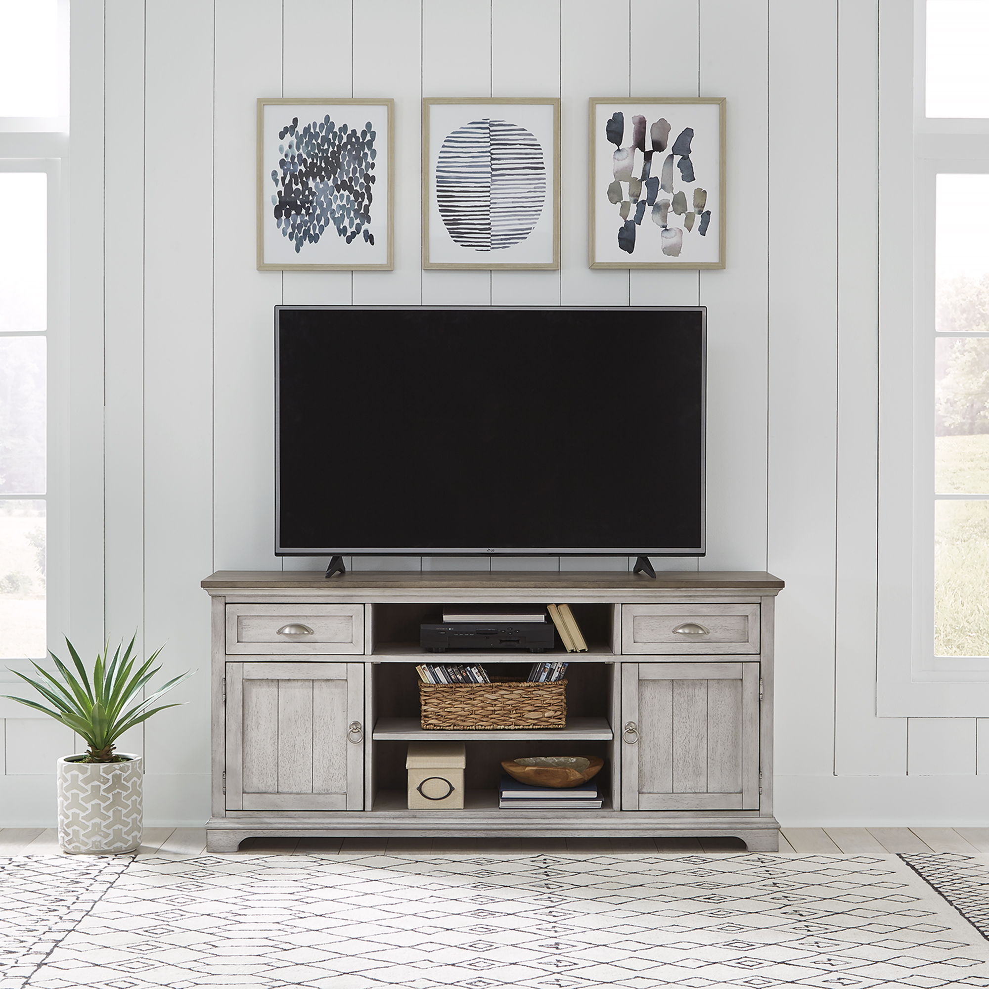 Liberty Furniture Ocean Isle - Entertainment Tv Stand | Meri Furniture