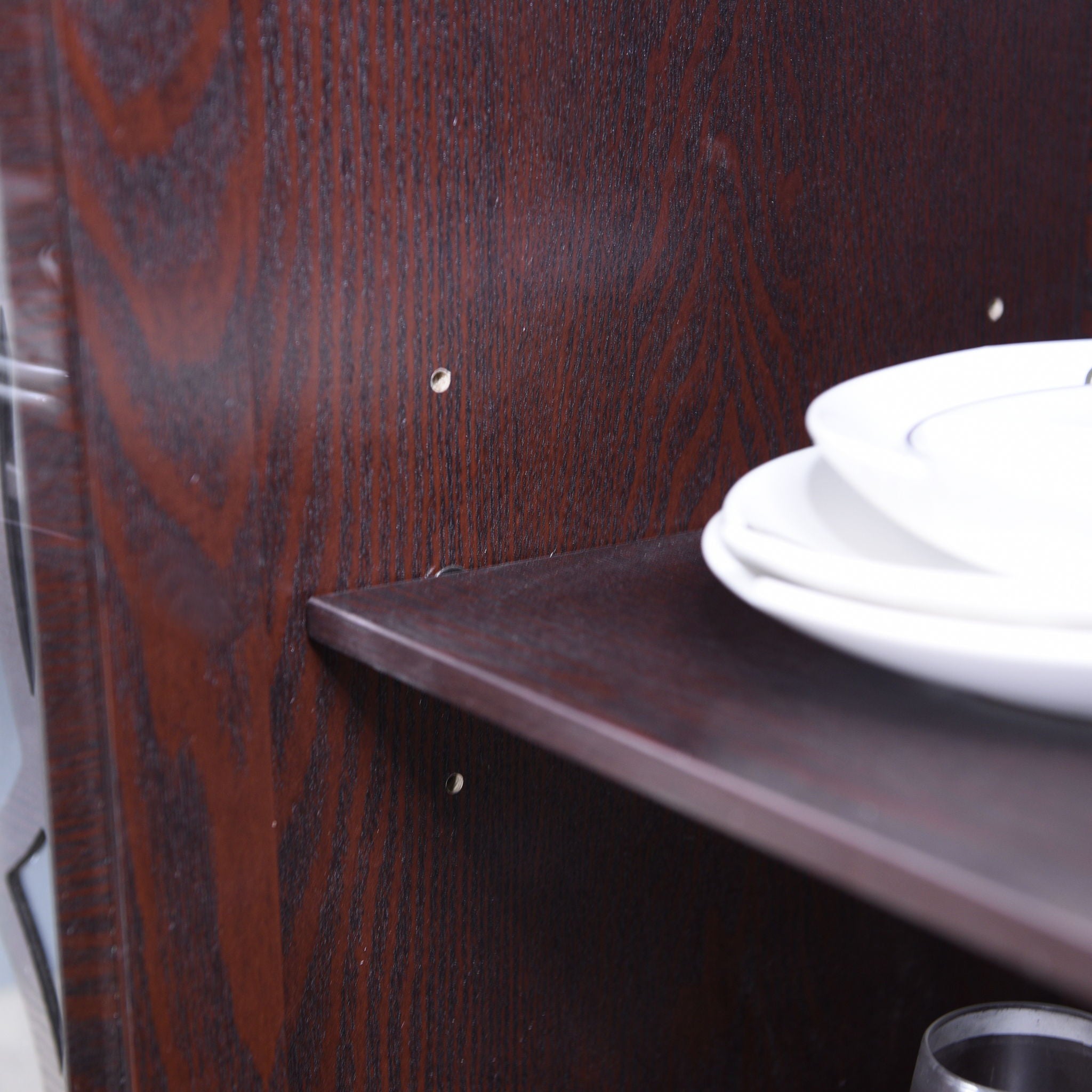 Spacious Sideboard With 3 Doors - Ox Blood Red