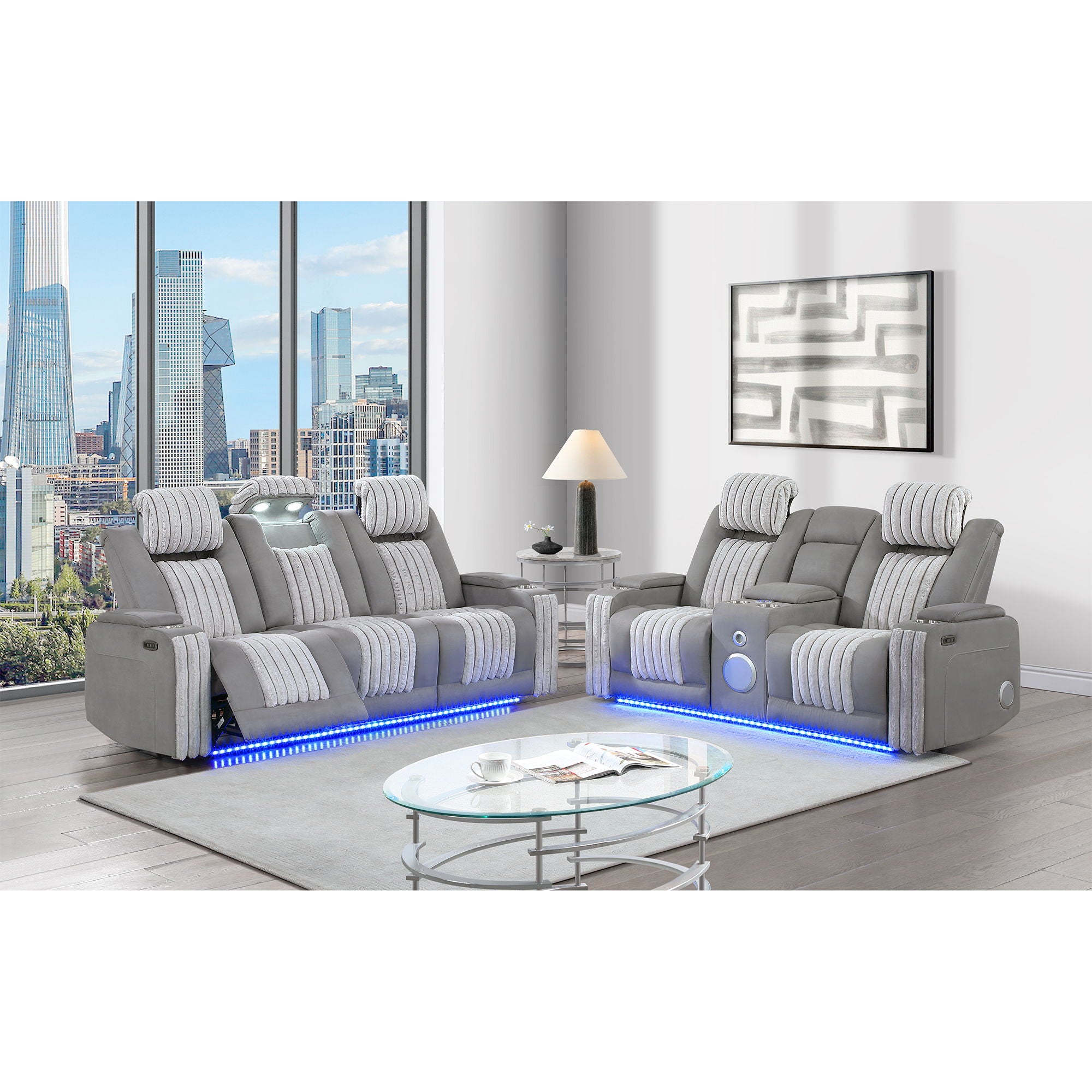 Duran - Power Reclining Sofa With Power Headrest