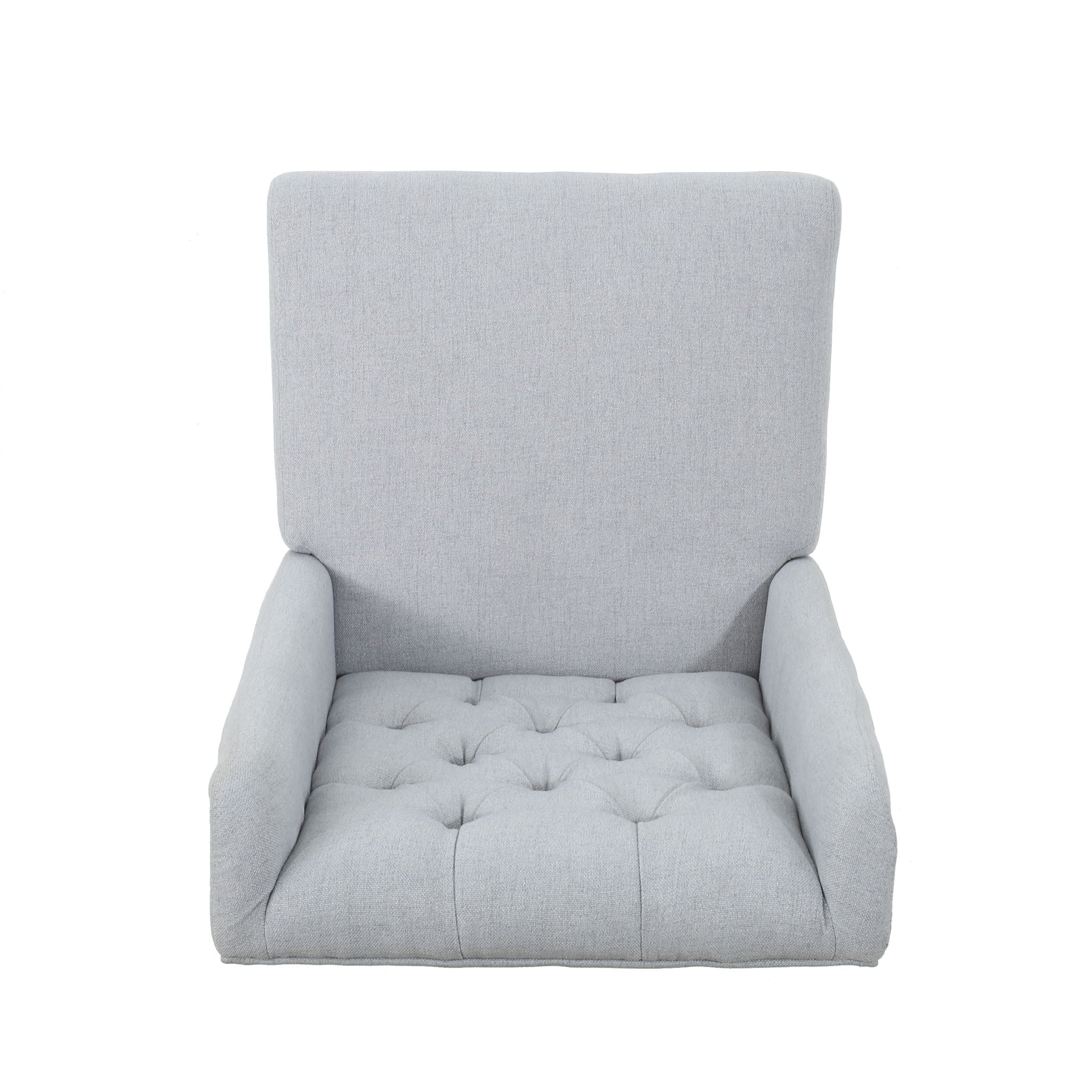 Sophisticated Tufted Dining Chair With High Back Design