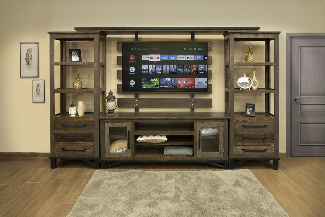 International Furniture Direct Loft Brown - Pier - Two Tone Gray / Brown | Meri Furniture