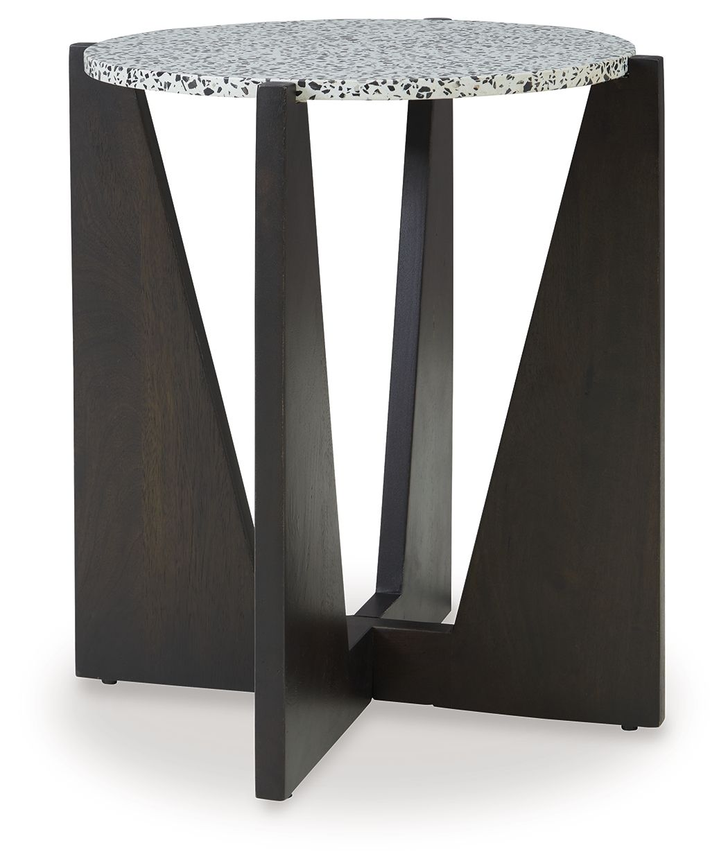 Signature Design by Ashley® Tellrich - Black / White - Accent Table | Meri Furniture