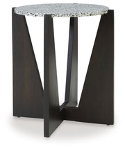 Signature Design by Ashley® Tellrich - Black / White - Accent Table | Meri Furniture