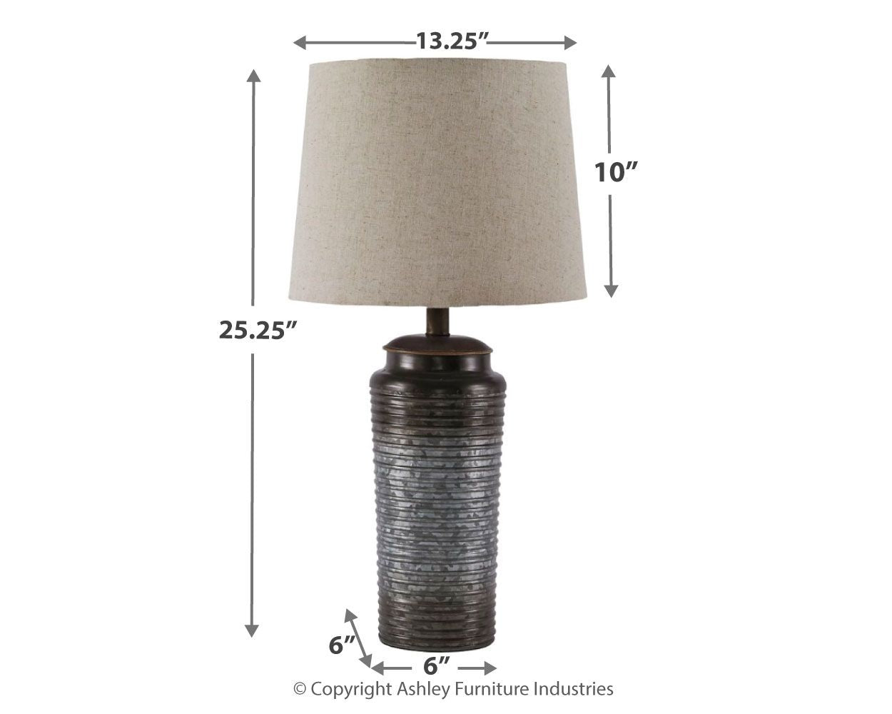 Ashley Furniture Norbert - Table Lamp | Meri Furniture