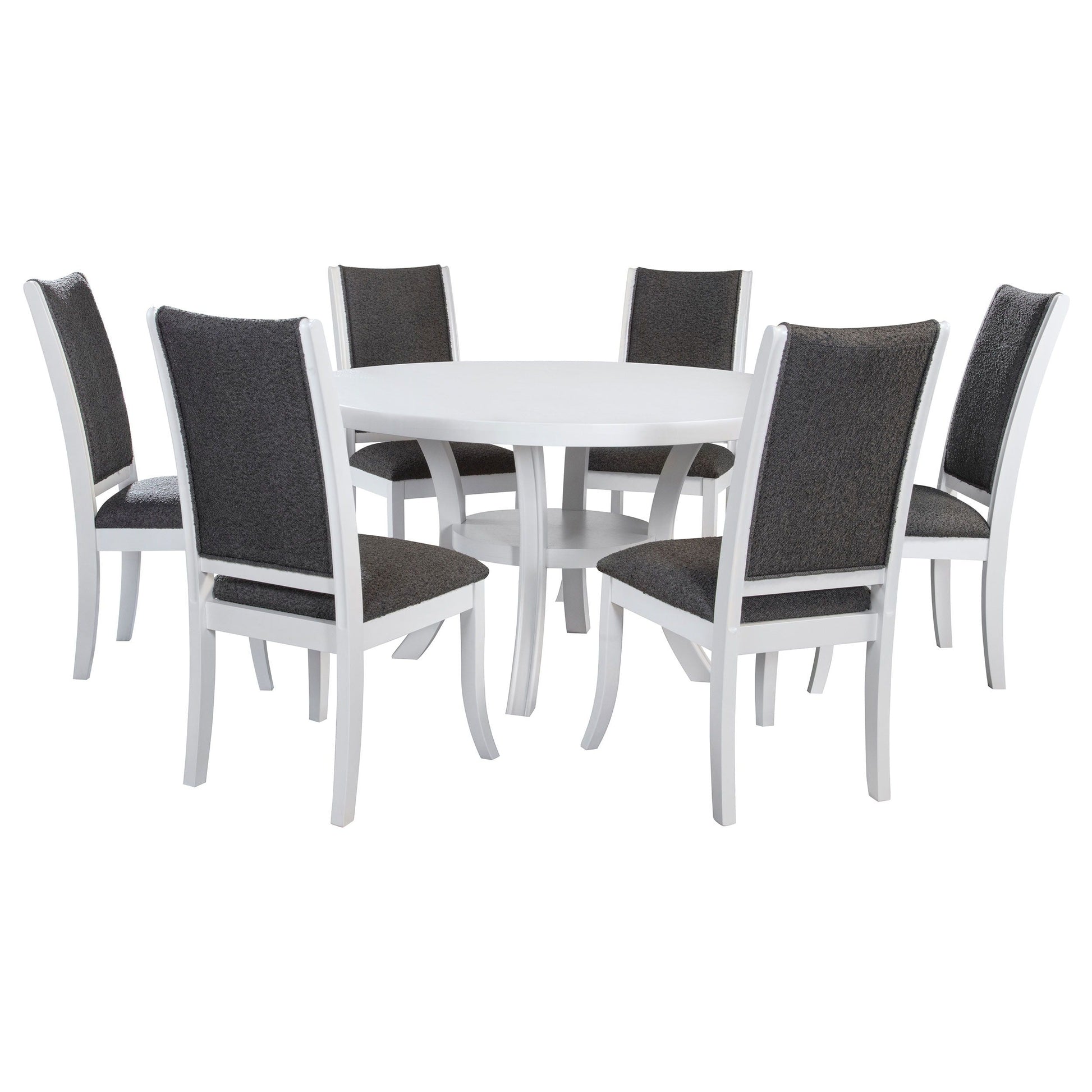 Coaster Fine Furniture Judd - Round Wood Dining Table Set | Meri Furniture