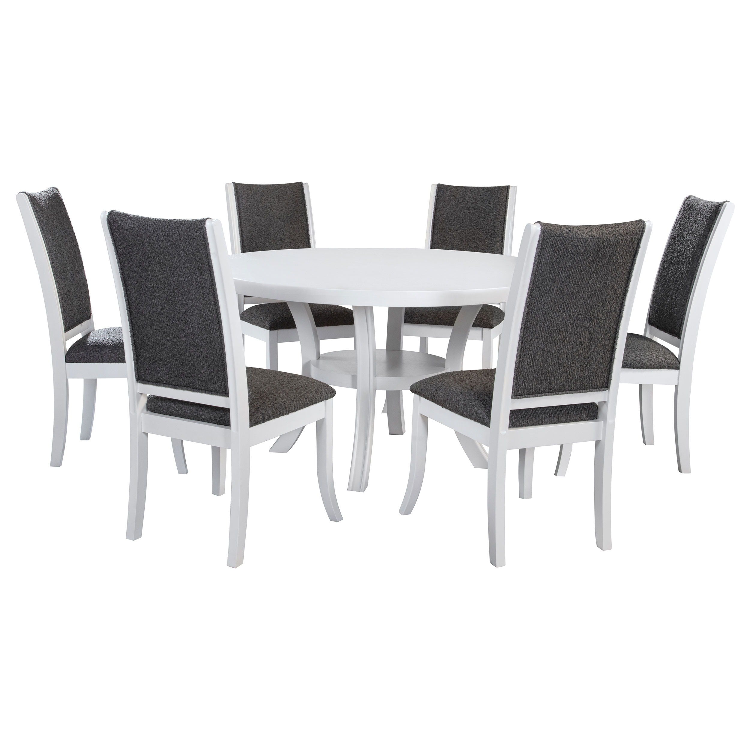Coaster Fine Furniture Judd - Round Wood Dining Table Set | Meri Furniture