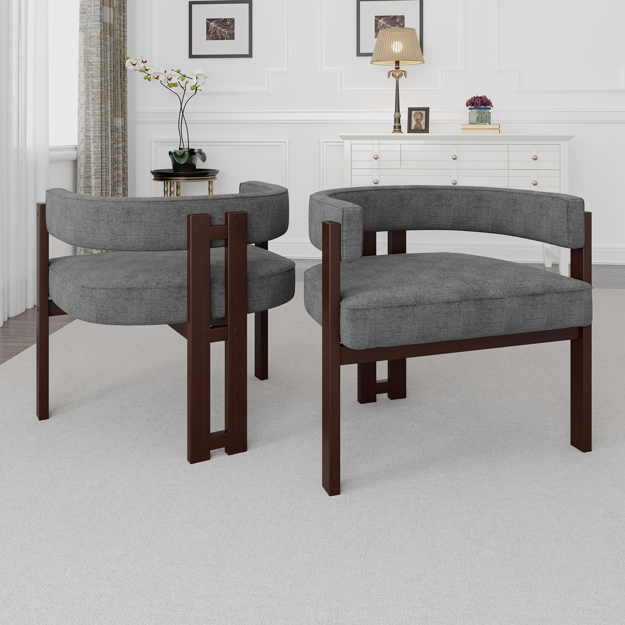 Modern Accent Teddy Upholstered Armchair