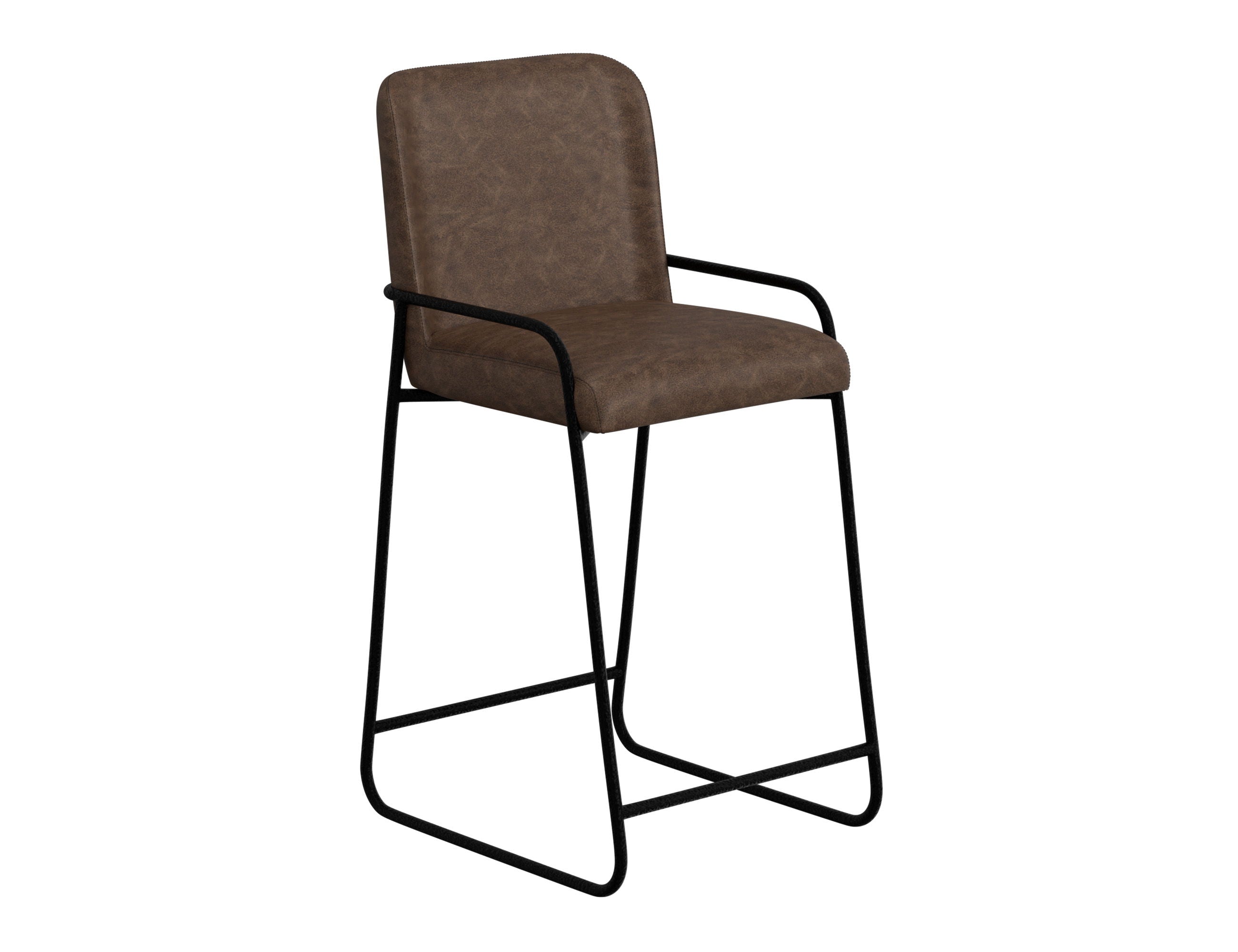 International Furniture Direct Comala - Bar Stool - Chocolate Brown | Meri Furniture