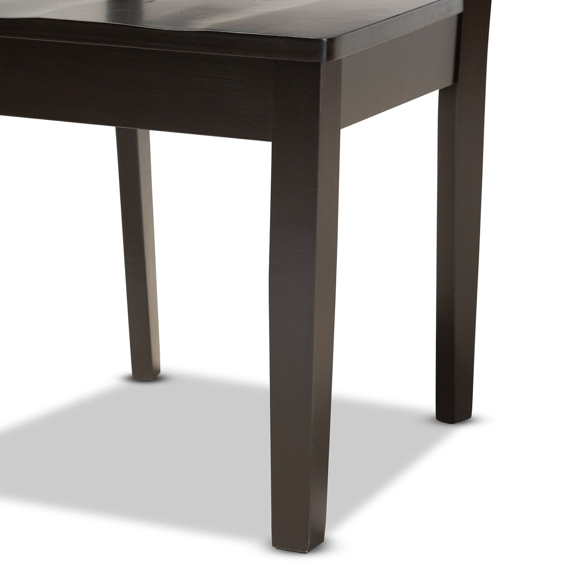 Zamira Modern and Contemporary Transitional Dark Brown Finished Wood 7-Piece Dining Set