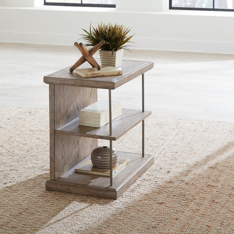 Liberty Furniture City Scape - Chair Side Table - Burnished Beige | Meri Furniture