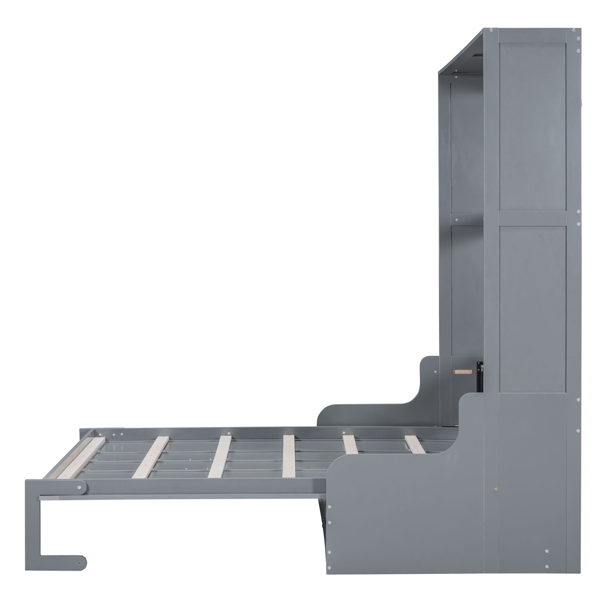 Murphy Wall Bed With Cushion, Space Saving Design, And Construction