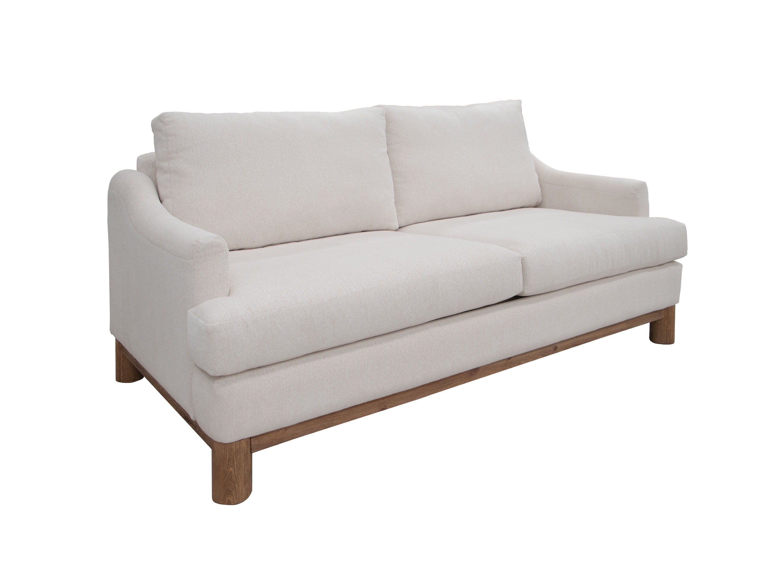 International Furniture Direct Olimpia - Loveseat - Towny Brown | Meri Furniture