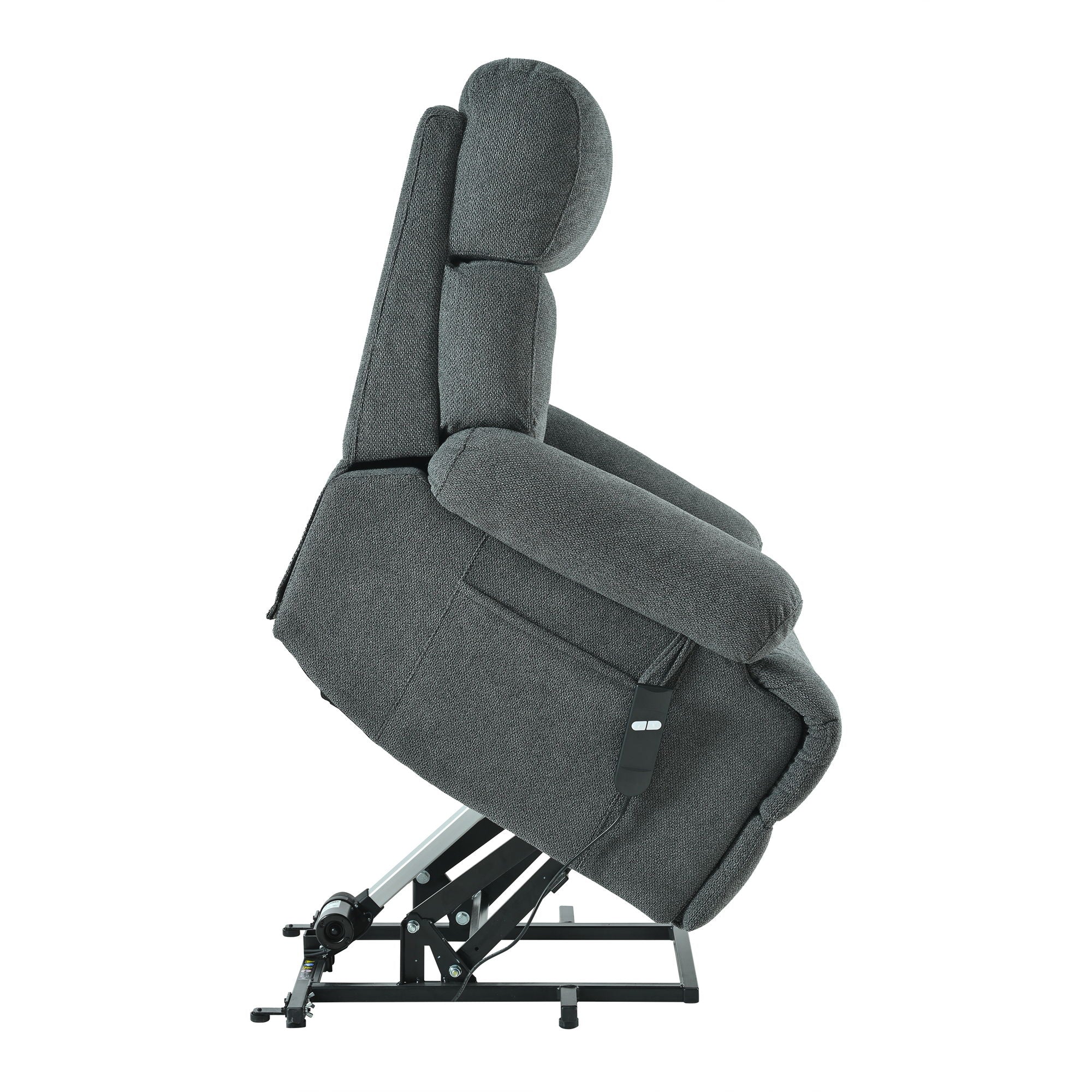 Oversized Power Lift Recliner Chai With Remote Control, Side Pocket, Spacious Seat