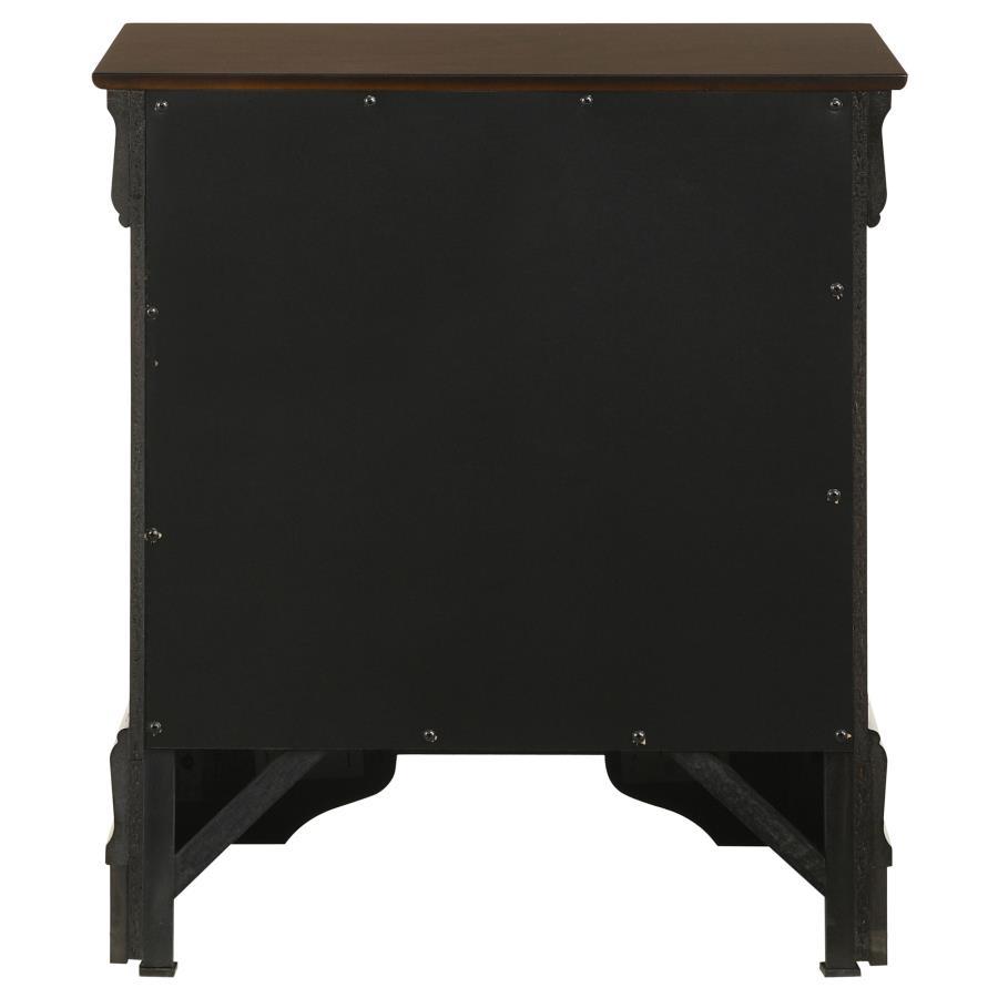 Louis Philippe - Two-drawer Nightstand
