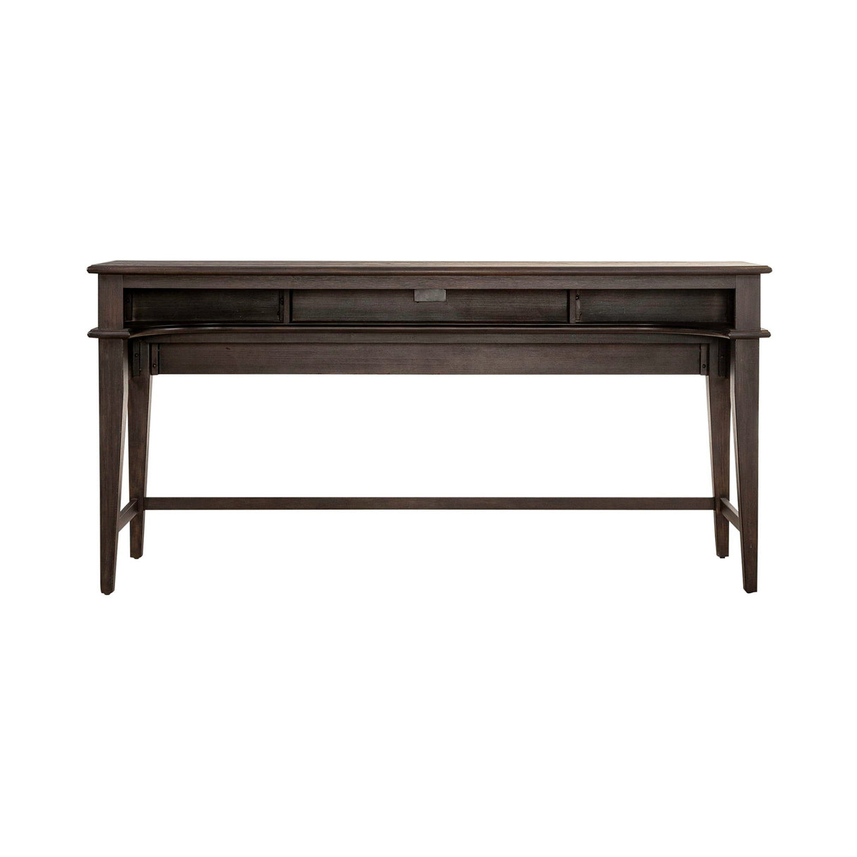 Liberty Furniture Mill Creek - Console Bar Table - Dark Brown | Meri Furniture