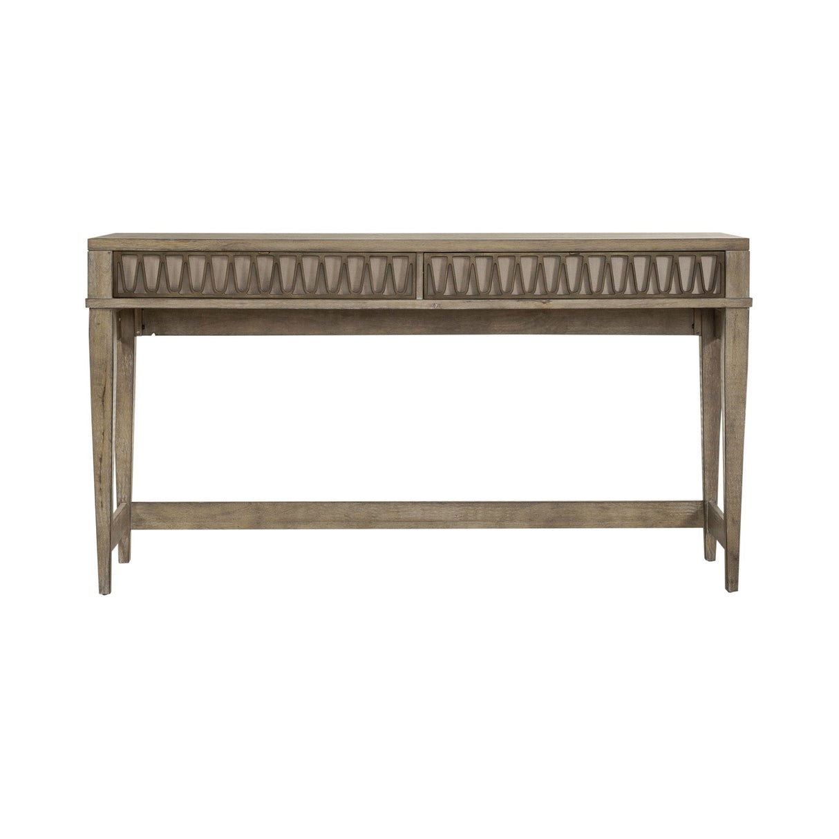 Liberty Furniture Devonshire - Console Bar Table - Weathered Sandstone | Meri Furniture