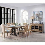 ACME Nathaniel - Dining Table - Maple | Meri Furniture
