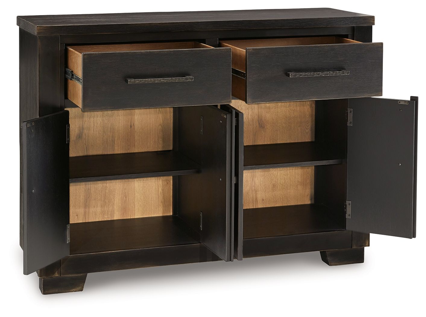 Signature Design by Ashley® Galliden - Black - Dining Room Buffet | Meri Furniture