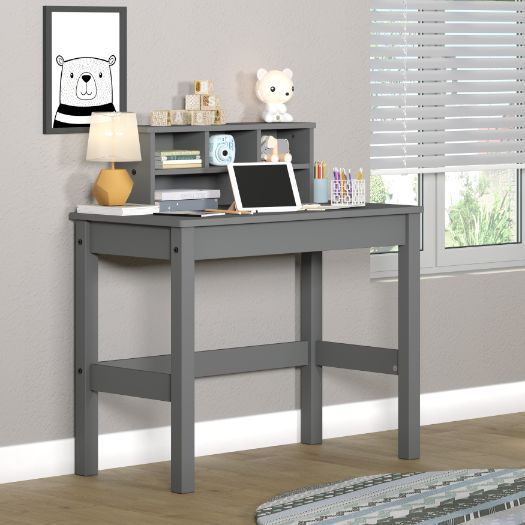 ACME Logan - Writing Desk - Gray Finish | Meri Furniture