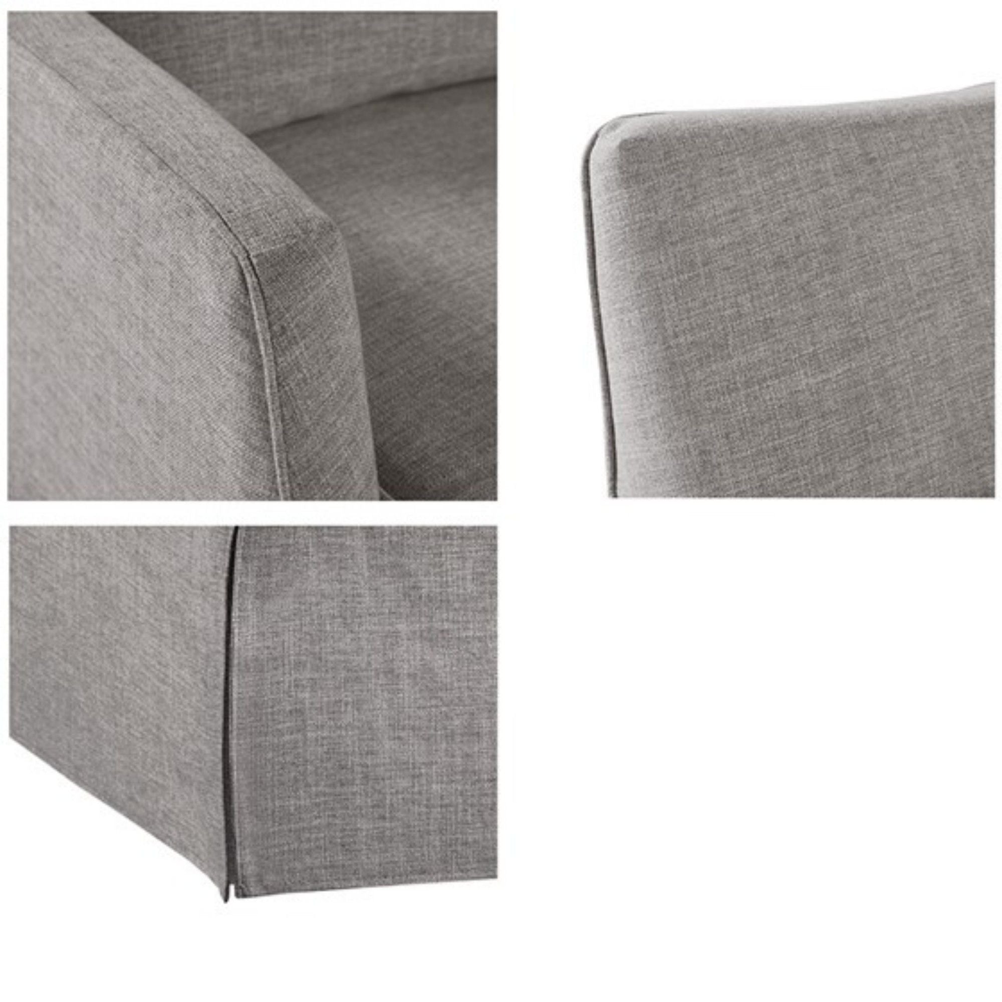 Traditional Design London Skirted Swivel Chair