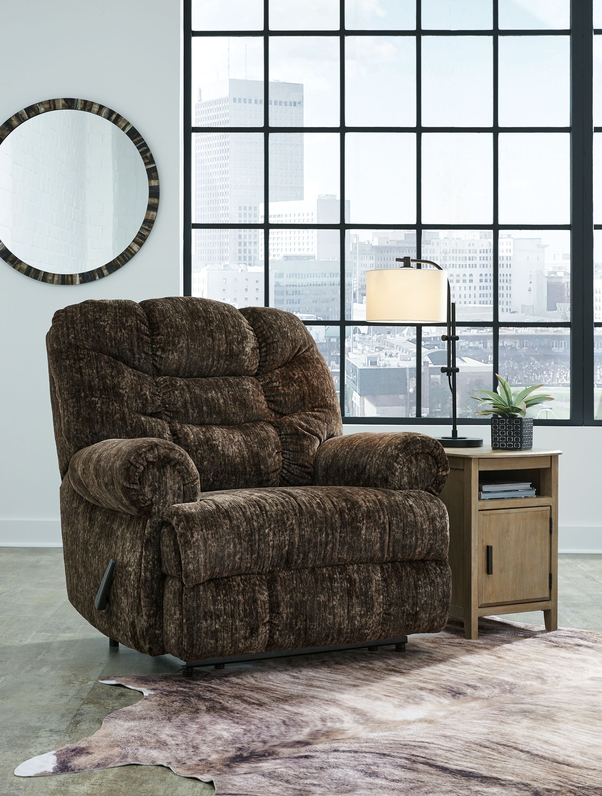 Signature Design by Ashley® Movie Man - Zero Wall Recliner | Meri Furniture