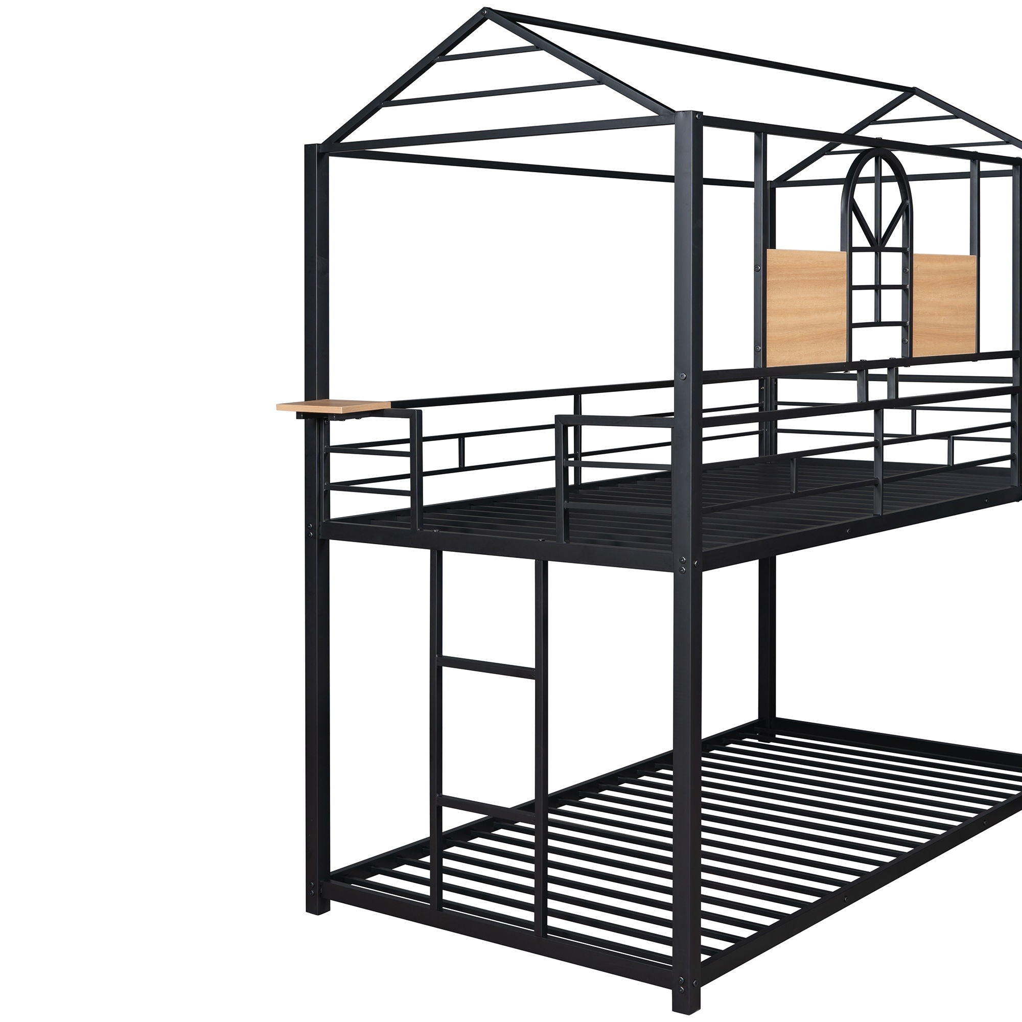 Metal Bunk Bed, Metal Housebed With Slide
