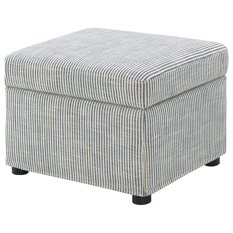 Winter - Upholstered Hydraulic Lift Top Storage Ottoman