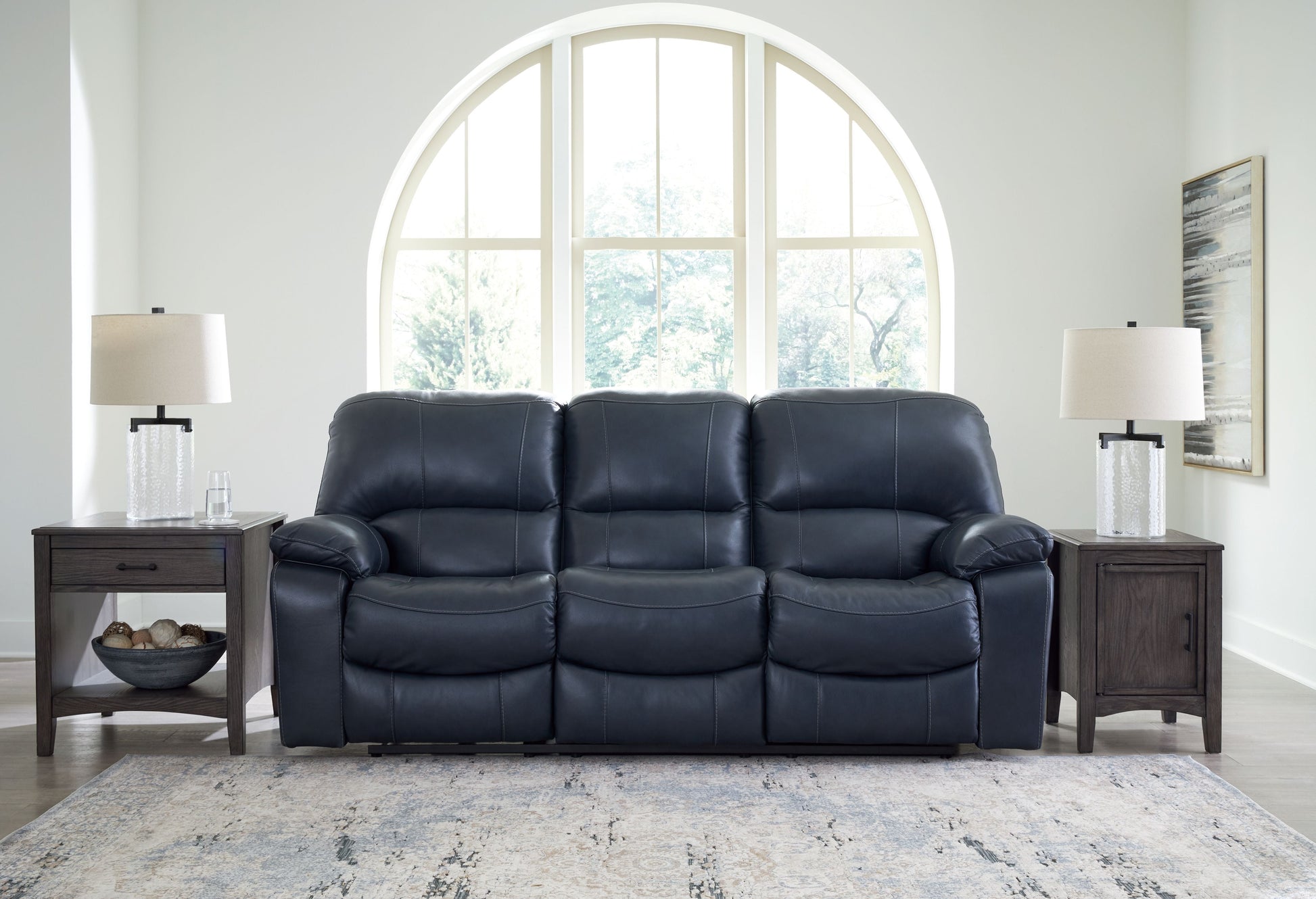 Signature Design by Ashley® Leesworth - Reclining Sofa | Meri Furniture