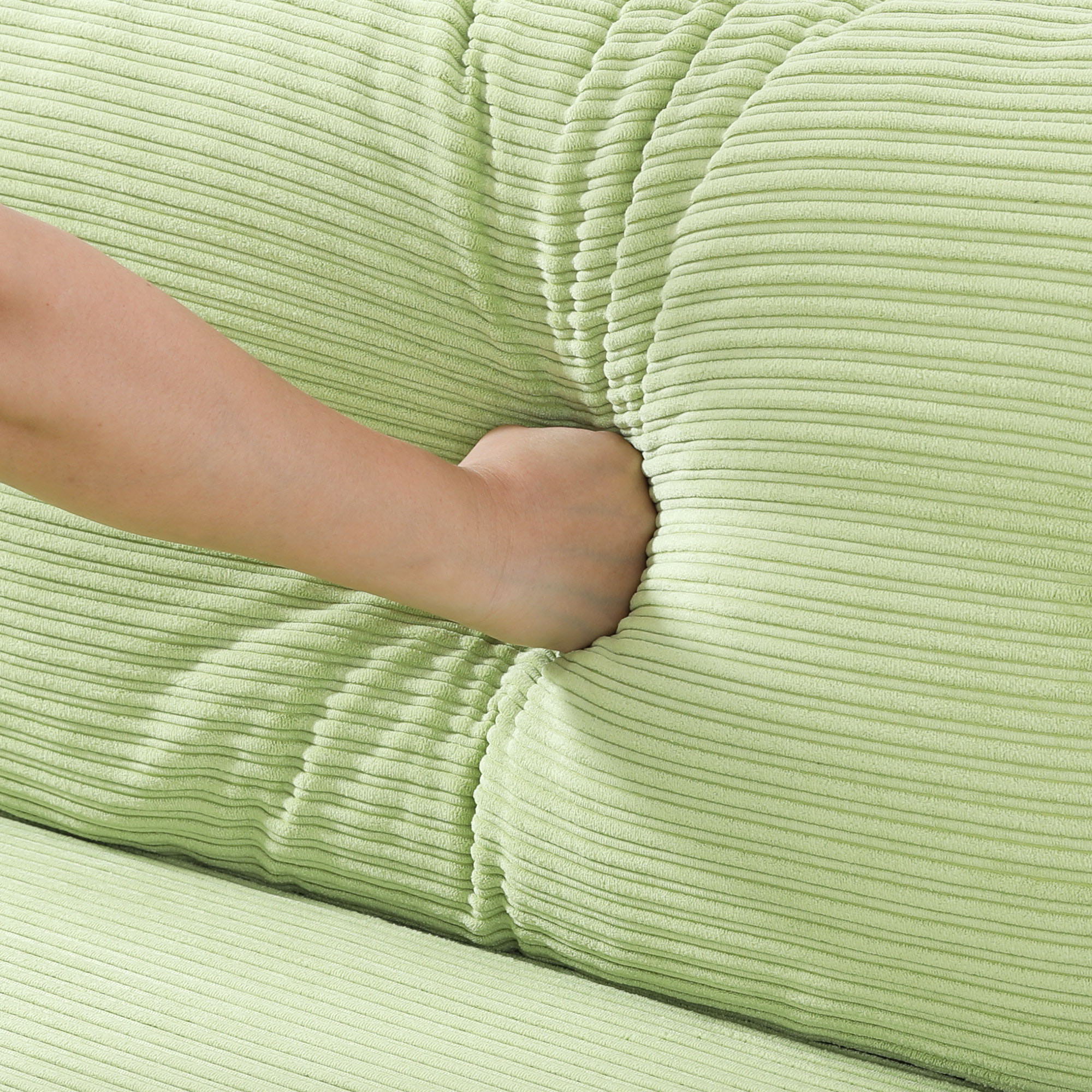 Modern Metal Frame Sofa With Sponge Filling For Compact Spaces And Versatile Use