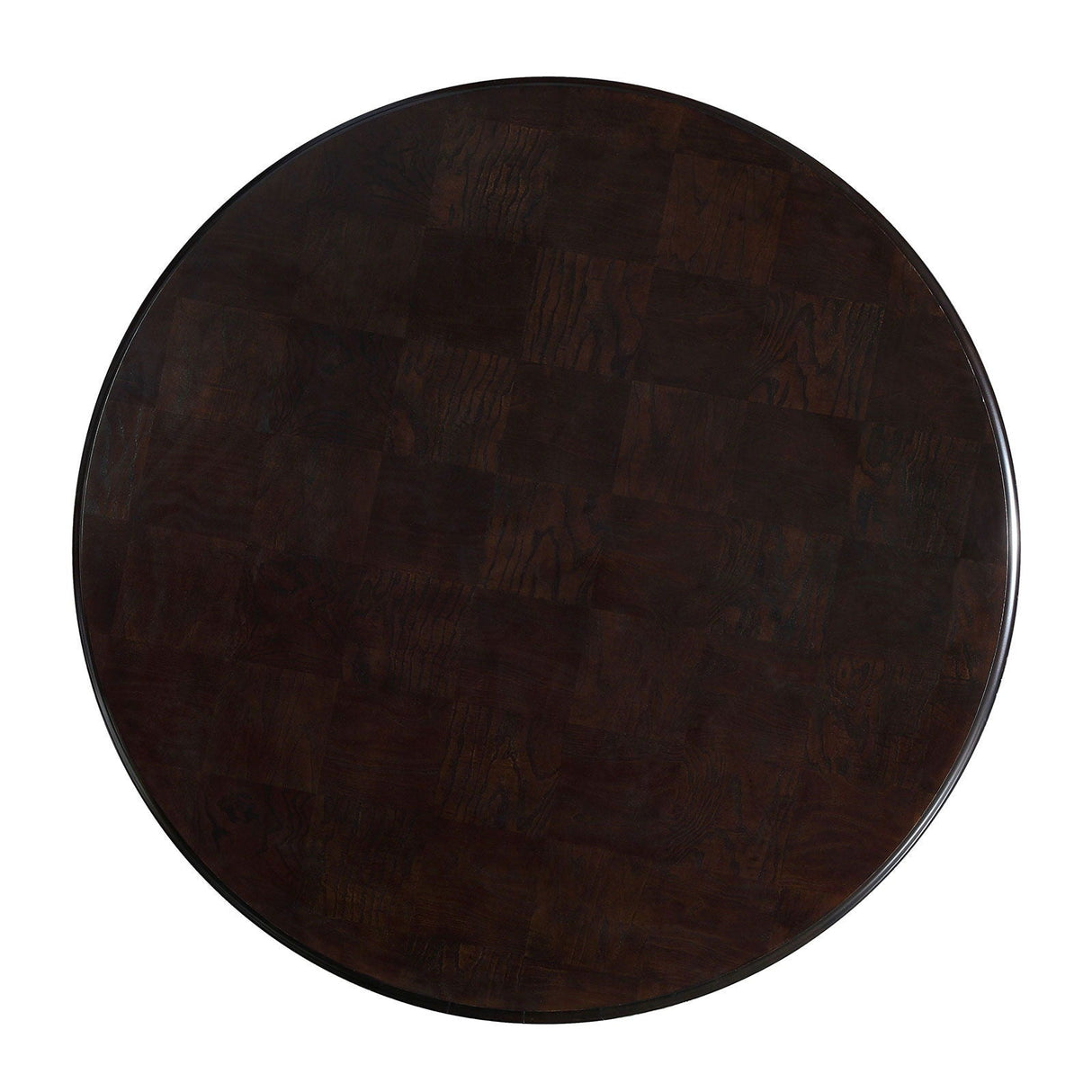 Furniture of America Ornette - Round Table - Espresso / Champagne | Meri Furniture