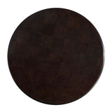 Furniture of America Ornette - Round Table - Espresso / Champagne | Meri Furniture