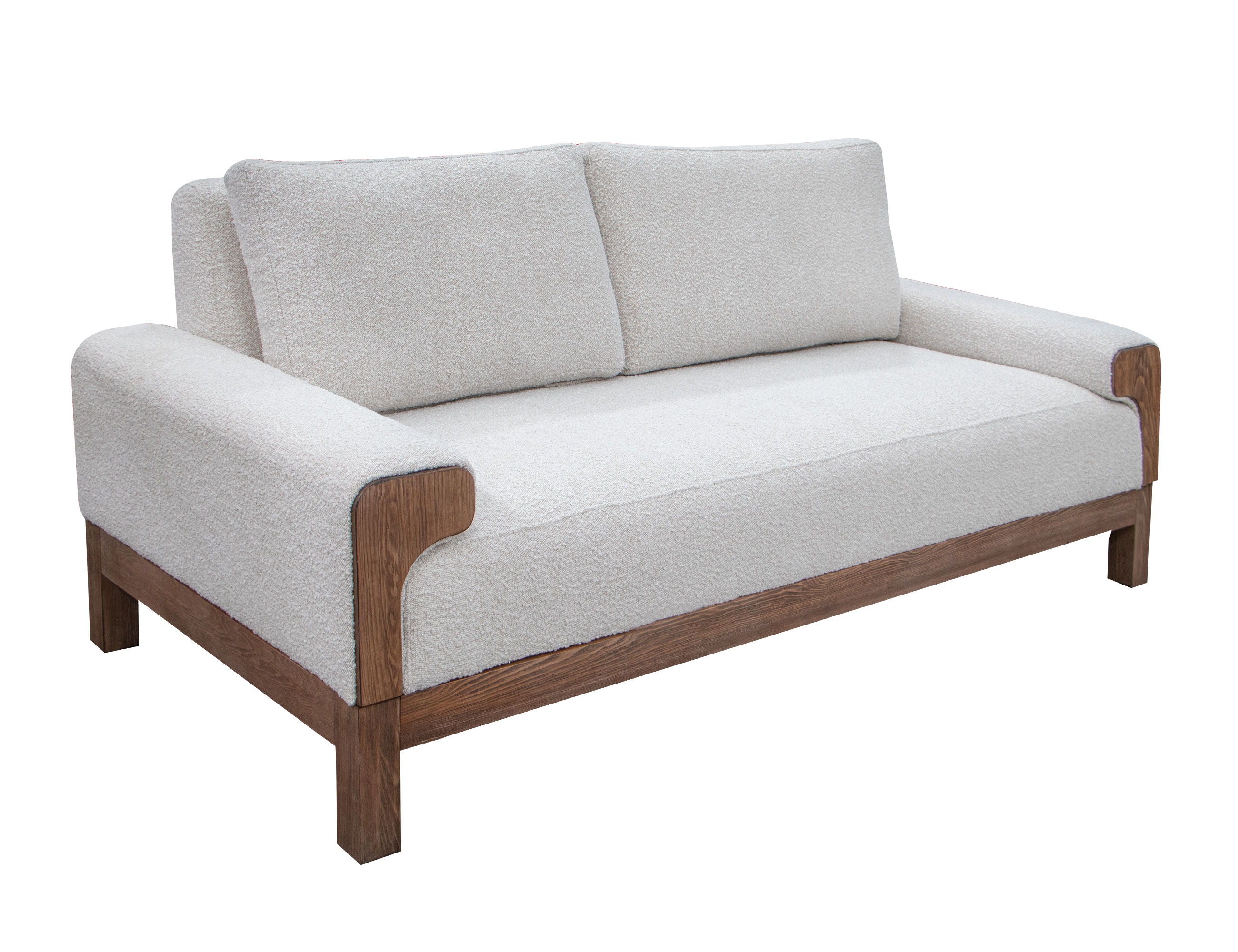 International Furniture Direct Sedona - Loveseat - Light Cream | Meri Furniture
