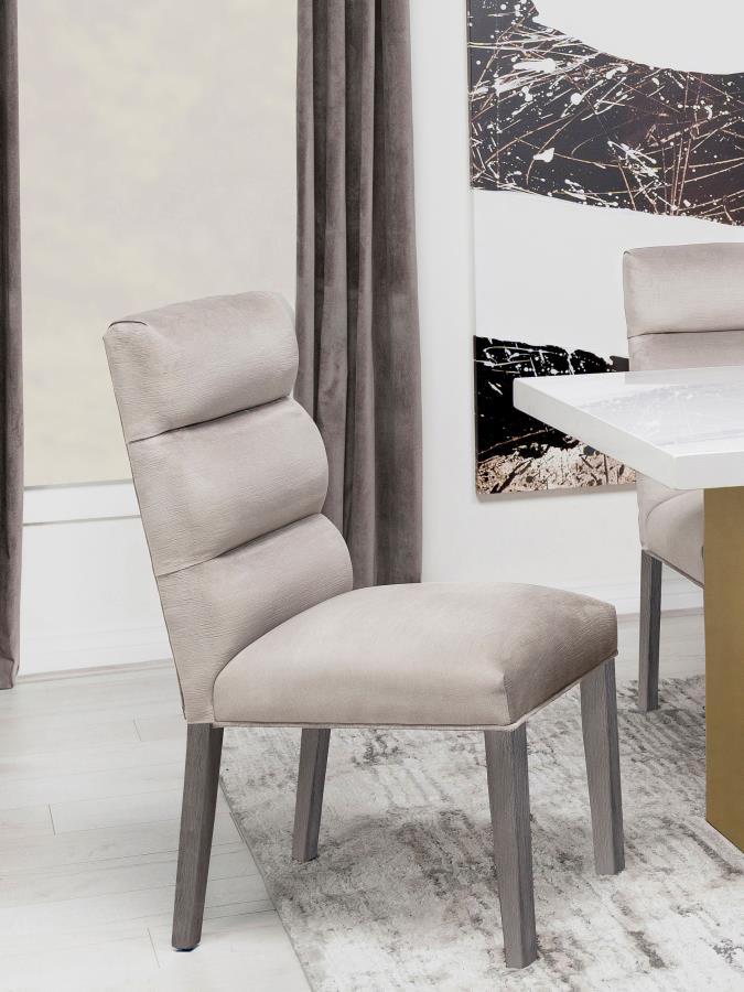 Coaster Fine Furniture Carla - Upholstered Dining Side Chair (Set of 2) | Meri Furniture