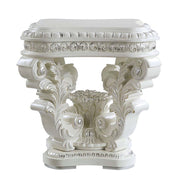 ACME Vanaheim - End Table - Antique White Finish | Meri Furniture