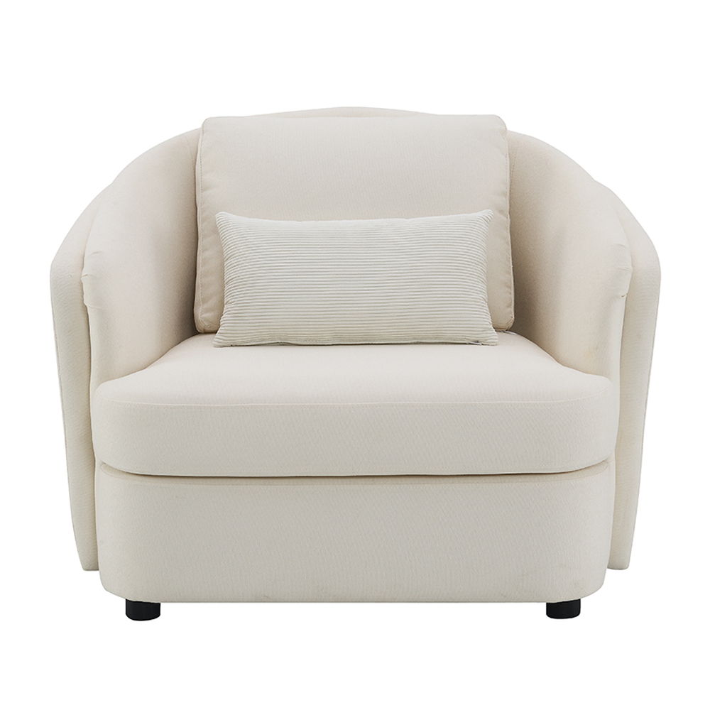 ACME Mariko - Chair With Pillow - Beige Linen | Meri Furniture