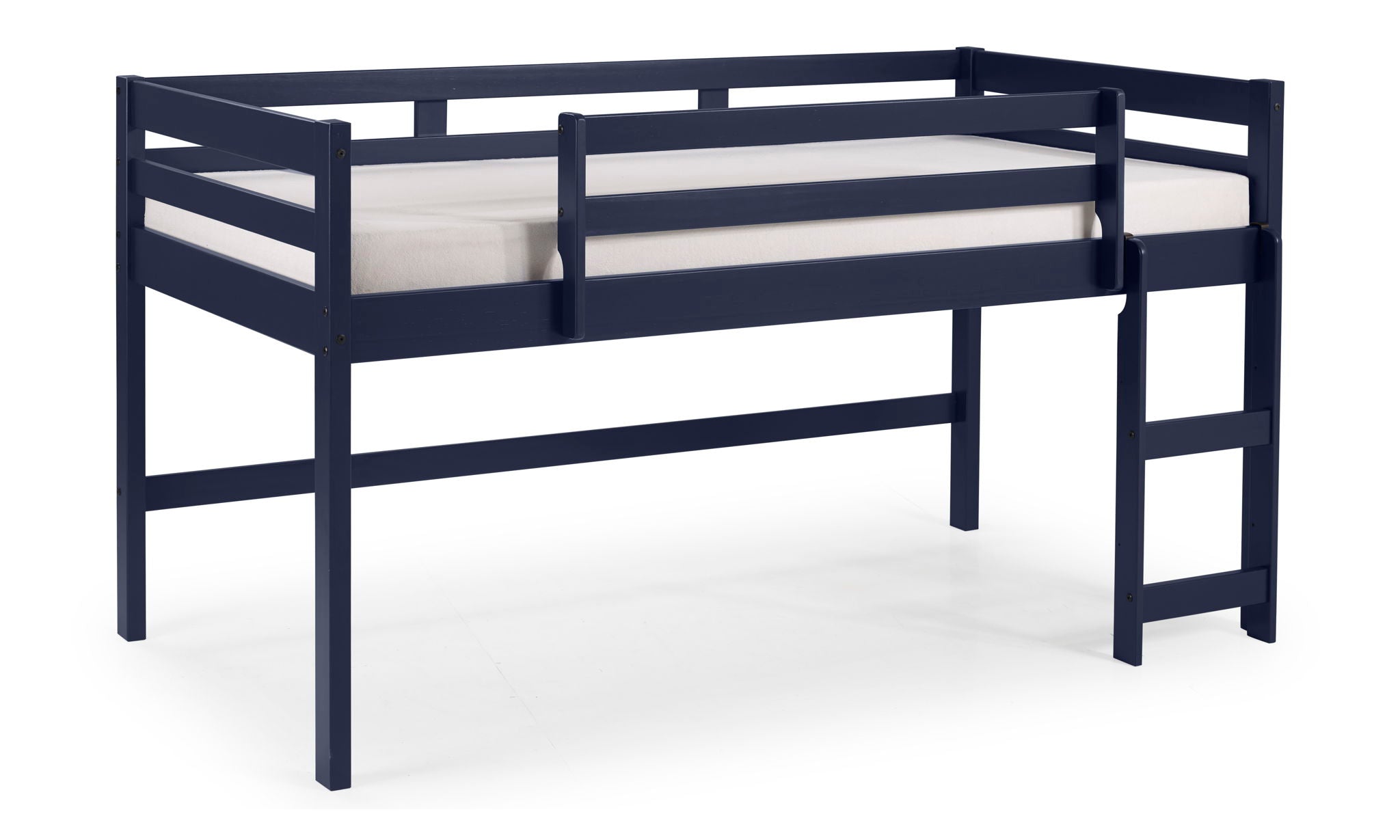 Lara - Twin Loft Bed - Navy Blue