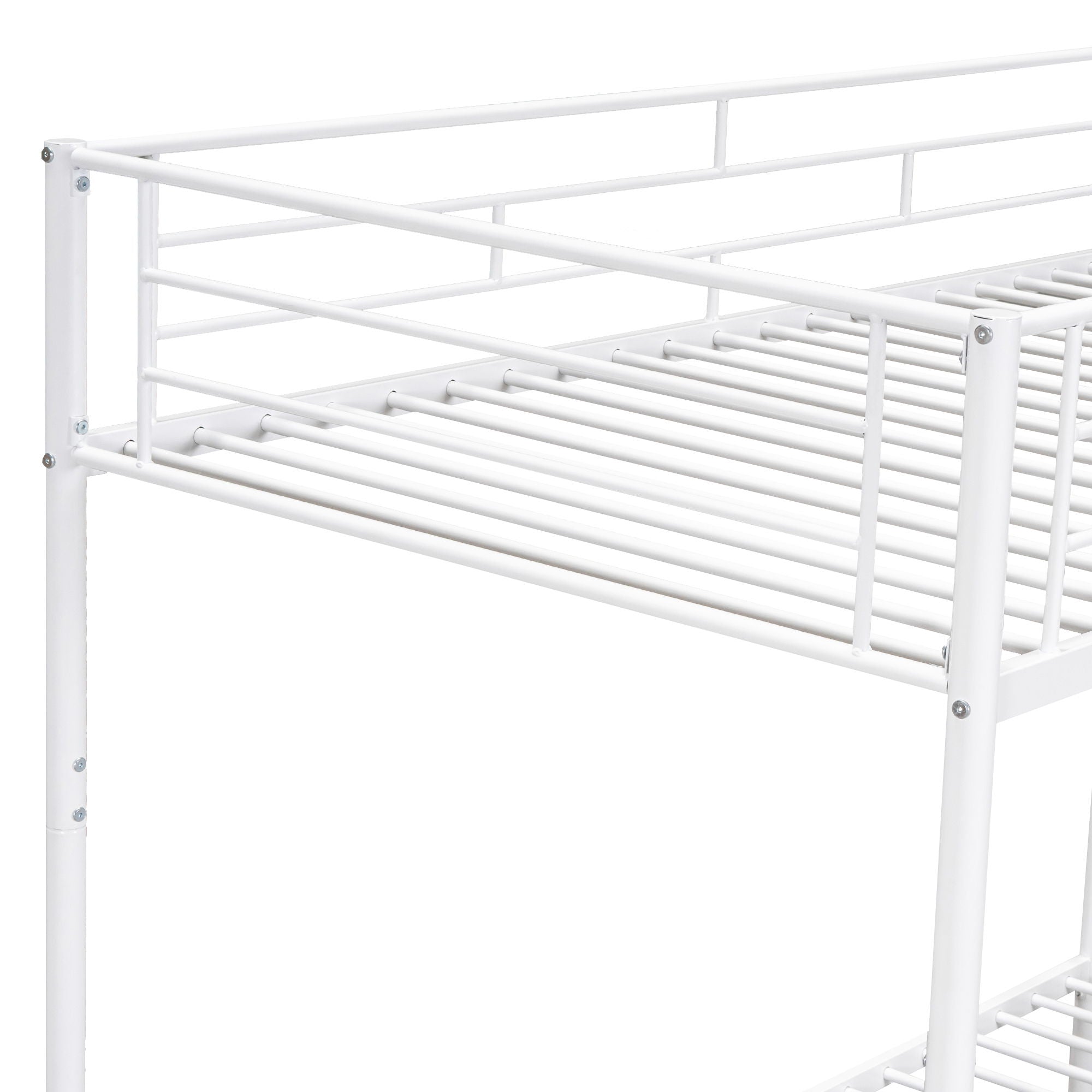 Metal Bunk Bed & Shelf And Guardrails