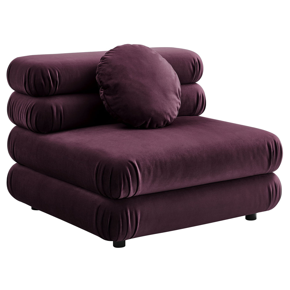 Jubilee Modular Performance Velvet Armless Chair by Modway