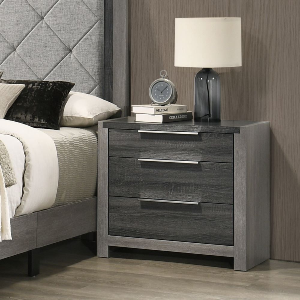 ACME Casimiro - Nightstand - Gray | Meri Furniture